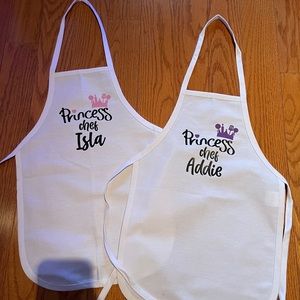 Personalize kids apron (princess or prince)